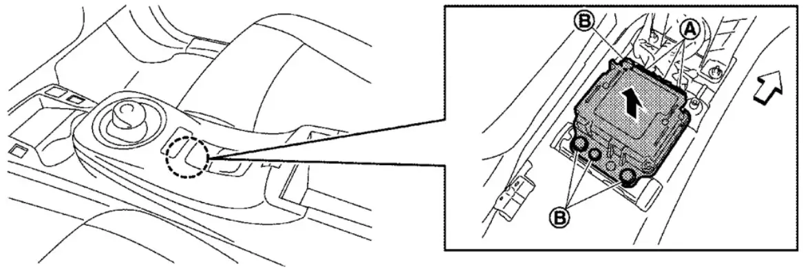 ALLDATA Air Bag Control Diagnosis Sensor Unit Module - sensor unit harness connectors
