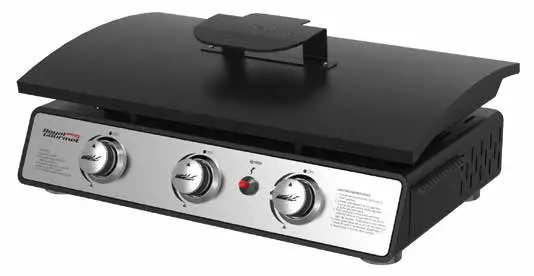 Royal Gourmet PD2301S 319 Sq In Stainless Steel and Black Portable Gas Grill - Cover