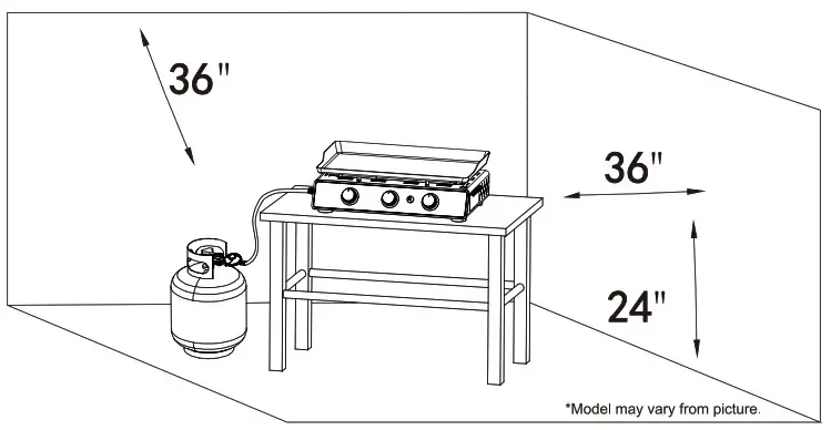 Royal Gourmet PD2301S 319 Sq In Stainless Steel and Black Portable Gas Grill - Product Overview 1