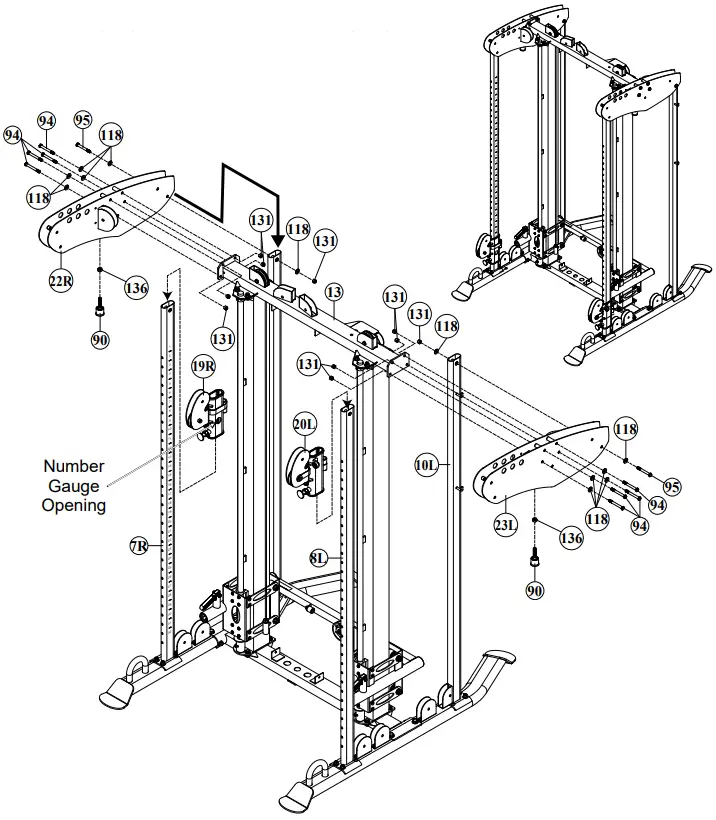 BODYCRAFT XFT Strength Training System - ProductAssembly 11