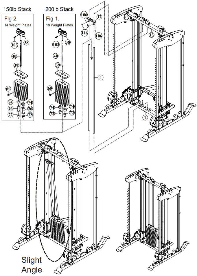 BODYCRAFT XFT Strength Training System - ProductAssembly 12