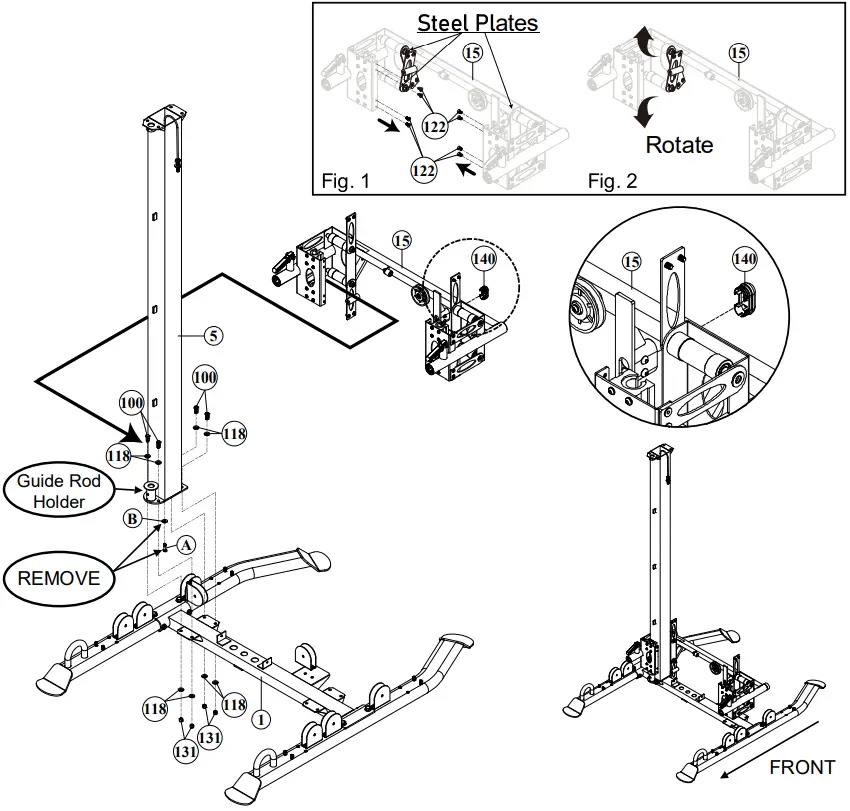 BODYCRAFT XFT Strength Training System - ProductAssembly 2
