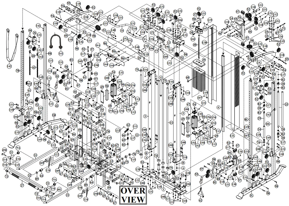 BODYCRAFT XFT Strength Training System - over view