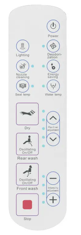 kogan KAWNDBIDETA Smart Wash & Dry Electric Toilet Seat - Operation
