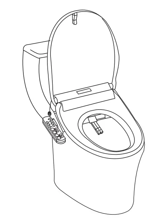 kogan KAWNDBIDETA Smart Wash & Dry Electric Toilet Seat - Prep