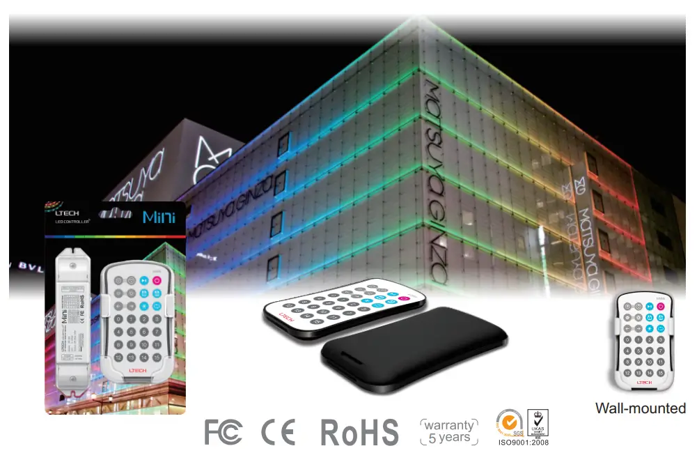 LTECH LED Fantastic Controller SPI-16S-