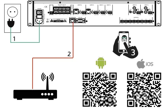 Plug in HUB and download pilot app