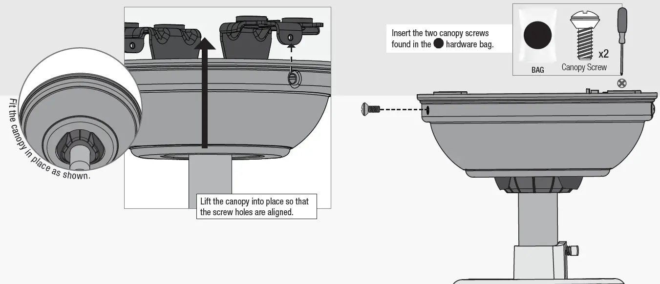 Installing the Canopy
