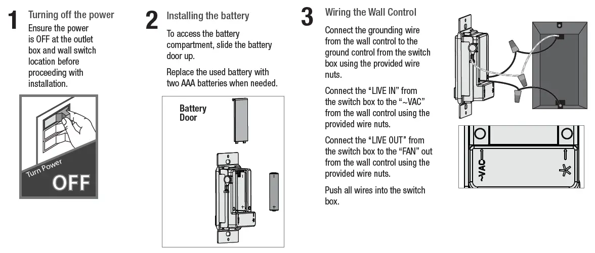 Preparing the Wall Control