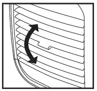 Mychill Plus Personal Space Cooler - Adjust the front vents up