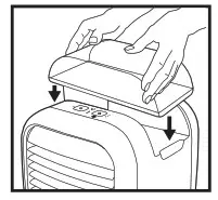 Mychill Plus Personal Space Cooler - Place the tank