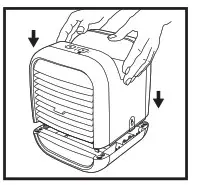 Mychill Plus Personal Space Cooler - Replace the top cover