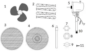 Russell Hobbs RHPPF1611 16 inch Pedestal Fan -figure 3