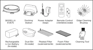 Bissell-EV675-2503-Package-Contents