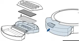 Bissell-EV675-2503-Cleaning-Dust-Bin