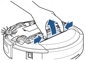 Bissell-EV675-2503-Cleaning-the-Brush-Roll
