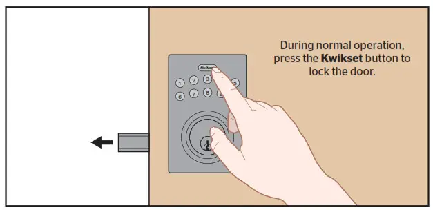 Enter door handing code and test lock C