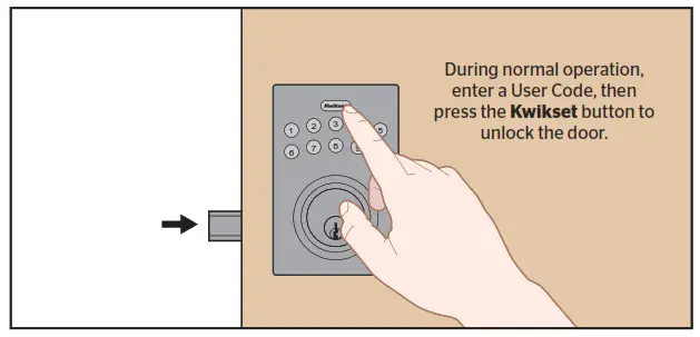 Enter door handing code and test lock D