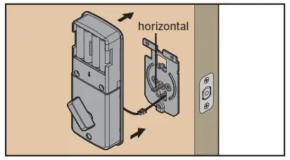 Enter door handing code and test lock F