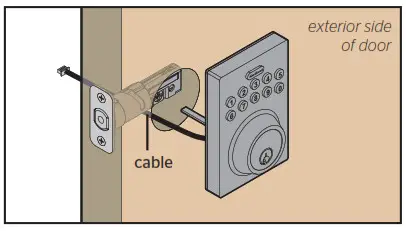 Install the exterior assembly B