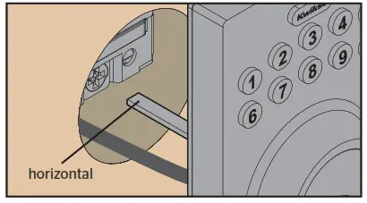 Install the exterior assembly D