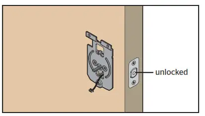 Install the exterior assembly I