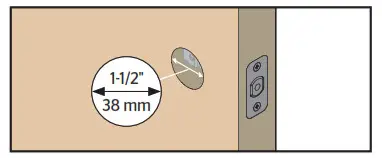 Prepare keypad and mounting plate B