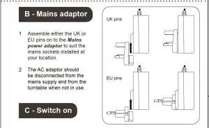 FIG 14 Mains adaptor