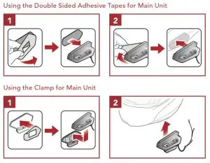 SENA 50R Motorcycle Bluetooth Communication System with Mesh Intercom- Installation1