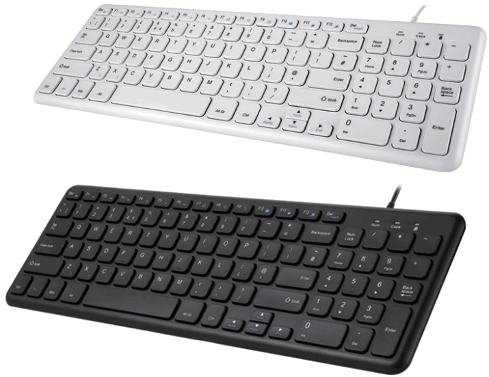 perixx PERIBOARD-213 Wired Scissor Key Keyboard