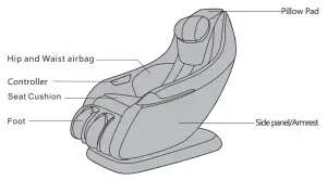 ITSU IS6018 Suki Massage Chair - fig 2
