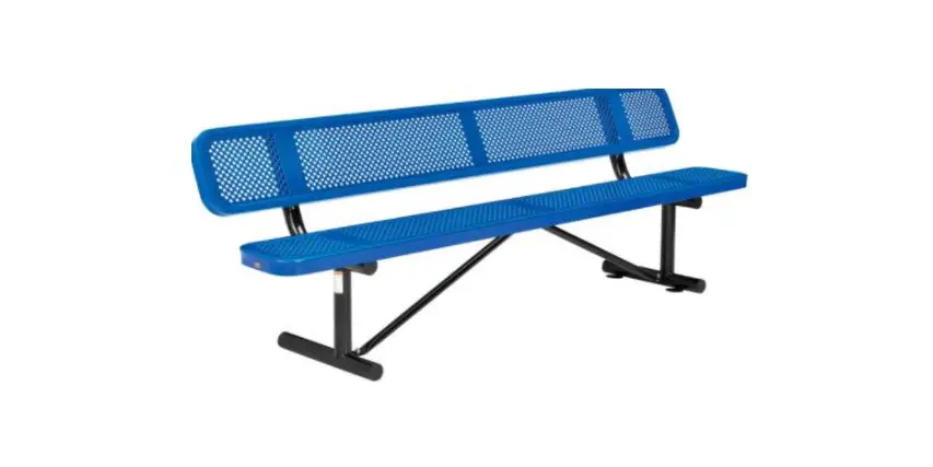 Global Industrial 262077bl Outdoor Steel Picnic Bench With Backrest Installation Guide Global Industrial 262077bl Outdoor Steel Picnic Bench With Backrest Installation Guide