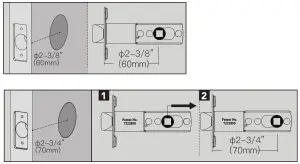 Kaadas RX-B Smart Lock-- Adjust the deadbolt