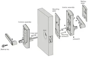 Kaadas RX-B Smart Lock-- Installation Guide