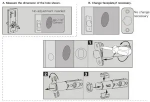 Kaadas RX-B Smart Lock-- Optional Bolts
