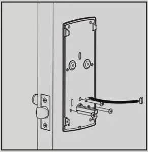 Kaadas RX-B Smart Lock-- Positon