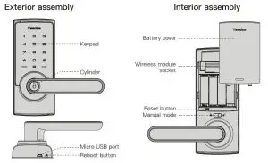 Kaadas RX-B Smart Lock-- Speciﬁcations