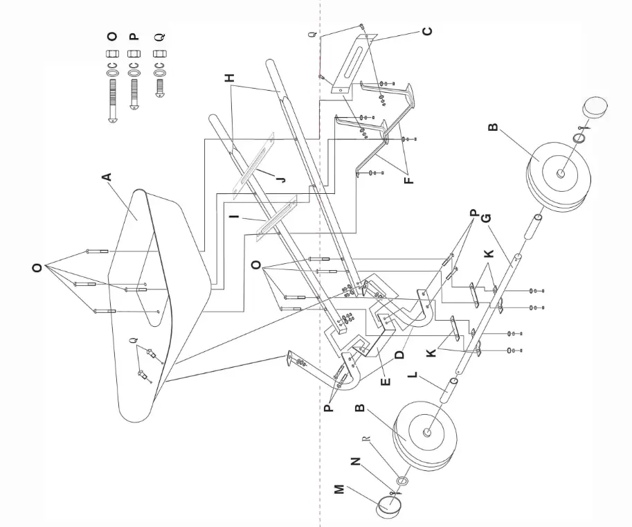 Ground Work Pro Series 8 Cubic Feet Wheelbarrow - Overview