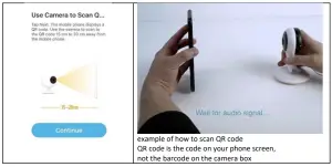 Scan Qr code interface