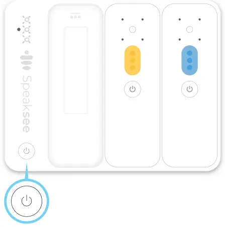 Speaksee 13C000 01 Microphone Kit - How to turn on