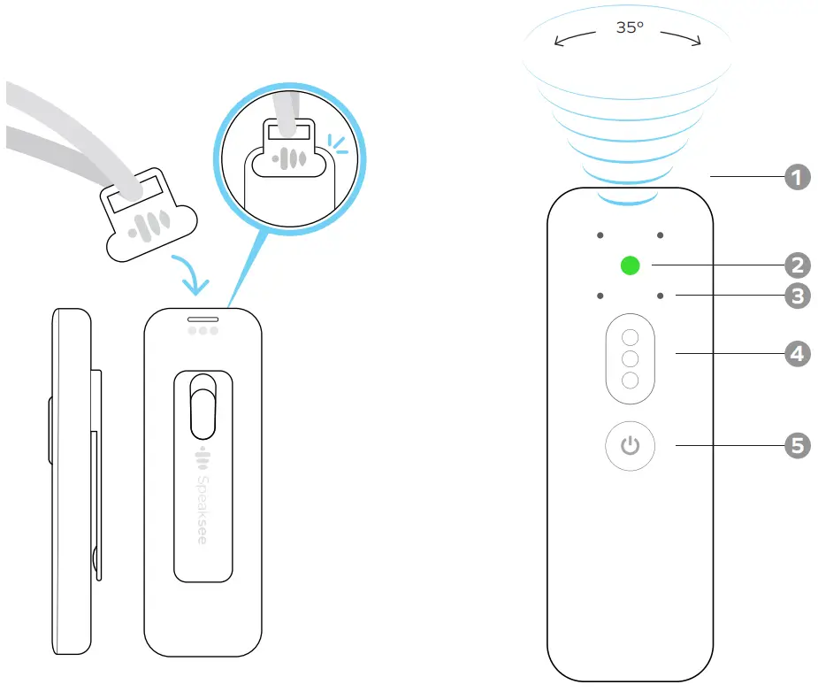 Speaksee 13C000 01 Microphone Kit - Microphone