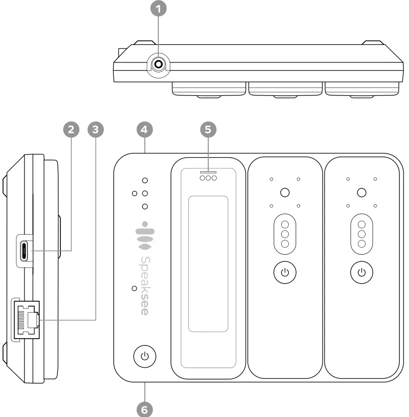 Speaksee 13C000 01 Microphone Kit - dock overview