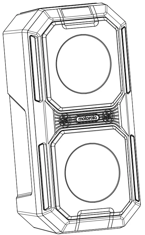 motorola ROKR 820 Wireless Portable Party Speaker