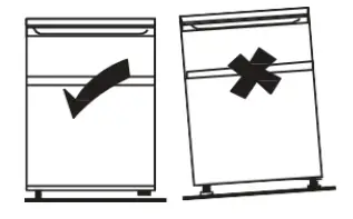 VITARA VTFR1201EWE Frost Free Refrigerator - Levelling