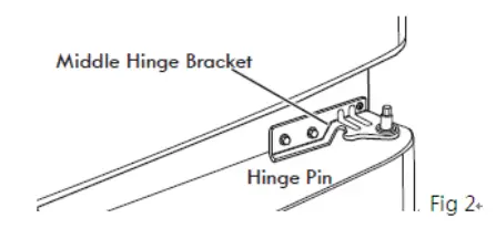 VITARA VTFR1201EWE Frost Free Refrigerator - REVERSING