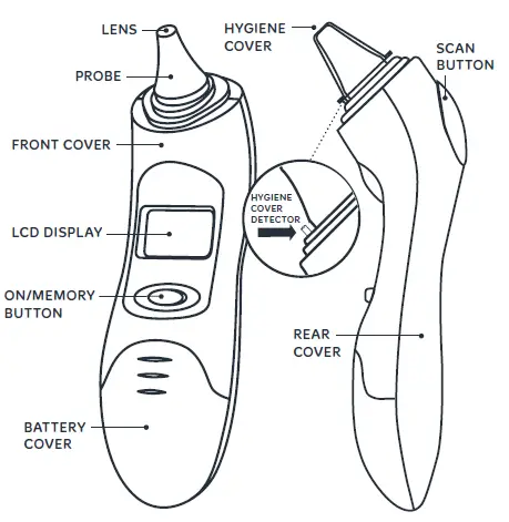 tommetippe TT-423020 Digital Baby Ear Thermometer fig 1