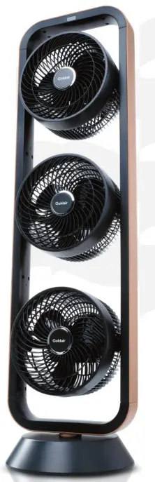 Goldair 1000W Platinum Smart Wi Fi Inverter Panel- Triple Tower