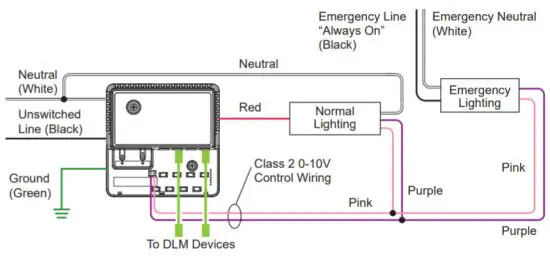 legrand LMRC 211 Wattstopper DLM Single Relay w 0 10V Dimming Room Controller - figure 5
