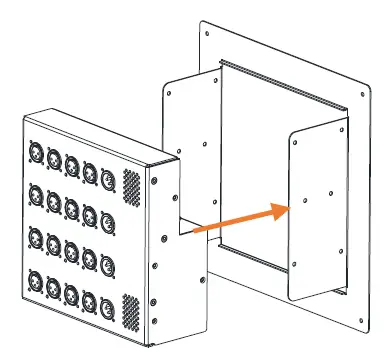 ALLEN HEATH DX164-W Wall FIG 4