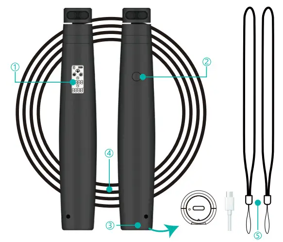 Welland RS1952ULB Smart Jump Rope - Feature
